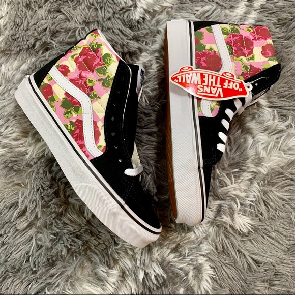 Vans Sk8-Hi Floral Shoe - Picture 3 of 11